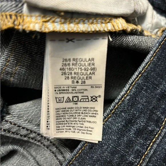 GAP high rise 4” denim shorts | 6 - Picture 4 of 5